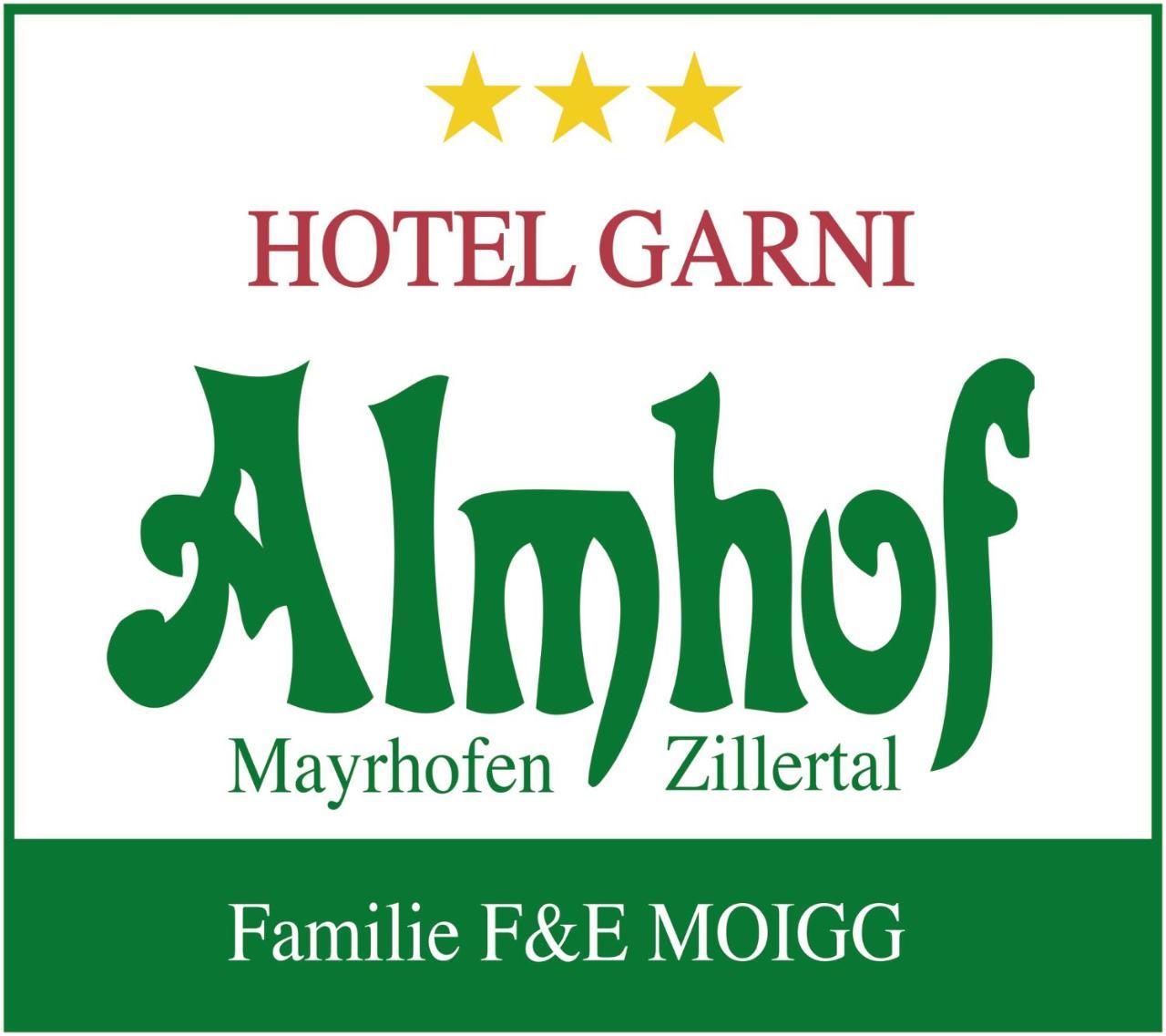 Hotel-Garni Almhof Mayrhofen Exterior photo